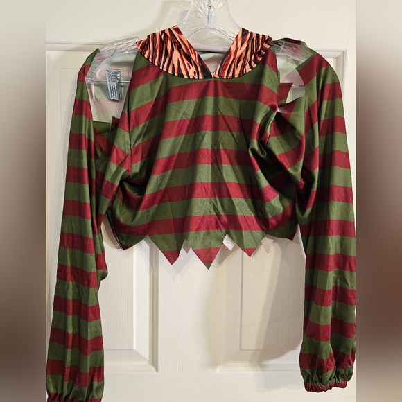 Leg Avenue Dream Killer Size Medium Multicolor Stripes - Picture 5 of 14